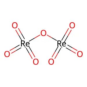 Rhenium(VII) oxide structure