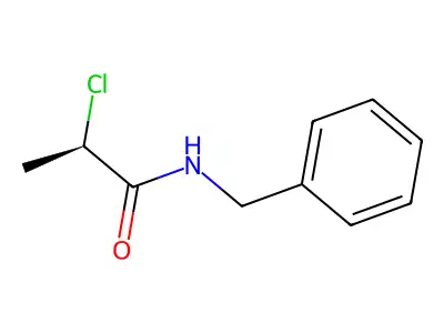 (2R)-N-benzyl-2-chloropropanamide structure