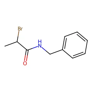 N-Benzyl-2-bromopropanamide structure