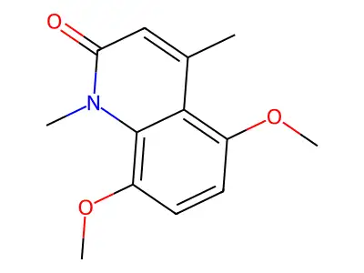 5,8-Dimethoxy-1,4-dimethylquinolin-2(1H)-one structure
