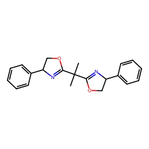 (S,S)-2,2'-Isopropylidenebis(4-phenyl-2-oxazoline) structure