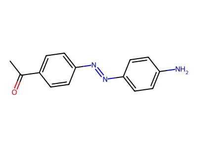 1-{4-[(4-Aminophenyl)diazenyl]phenyl}ethanone structure