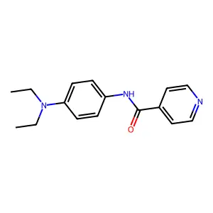 N-[4-(diethylamino)phenyl]pyridine-4-carboxamide structure
