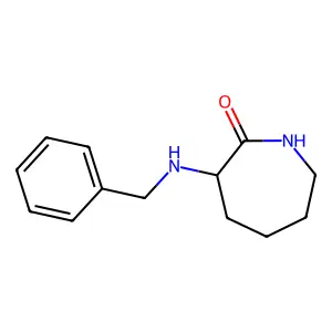 3-(Benzylamino)hexahydro-2H-azepin-2-one structure