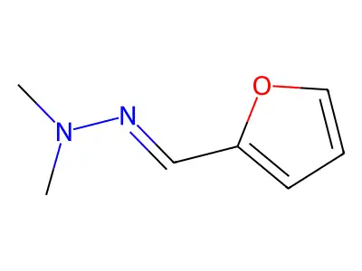 2-Furaldehyde dimethylhydrazone structure