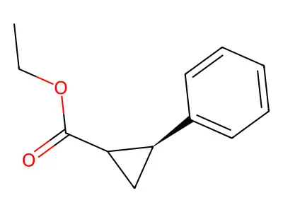 (2S)-Ethyl 2-phenylcyclopropanecarboxylate structure