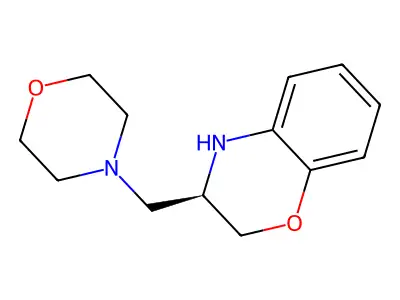 (R)-3-(Morpholinomethyl)-3,4-dihydro-2H-benzo[b][1,4]oxazine structure