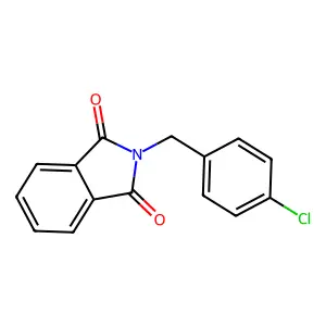 1H-Isoindole-1,3(2H)-dione, 2-[(4-chlorophenyl)methyl]- structure