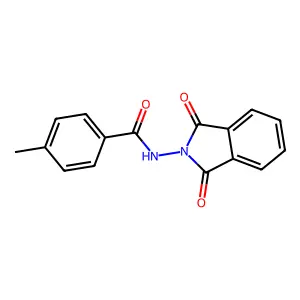 N-(1,3-dioxo-1,3-dihydro-2H-isoindol-2-yl)-4-methylbenzamide structure