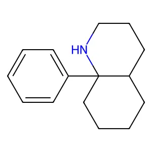 8a-Phenyldecahydroquinoline structure