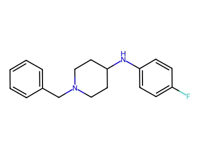 1-benzyl-N-(4-fluorophenyl)piperidin-4-amine structure