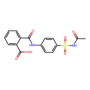 Phthalylsulfacetamide structure