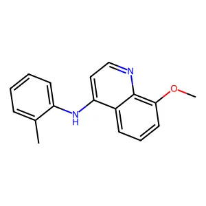8-Methoxy-N-(2-methylphenyl)-4-quinolinamine structure