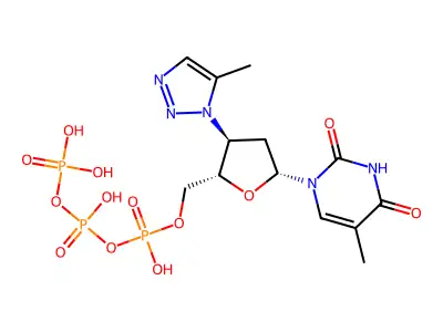 3'-5-MeTriazol-dTTP structure