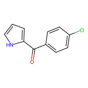 4-Chlorophenyl 2-pyrrolyl ketone structure