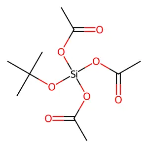 Triacetoxy-tert-butoxysilane structure