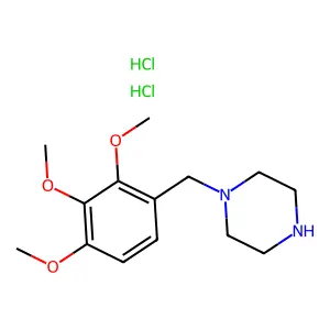 Trimetazidine Dihydrochloride structure
