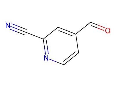 2-Cyanopyridine-4-Carboxaldehyde structure