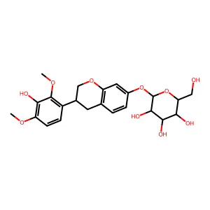 Astraisoflavanin structure