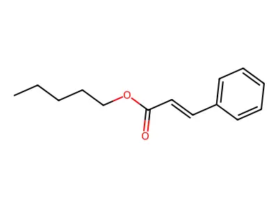 Amyl cinnamate structure