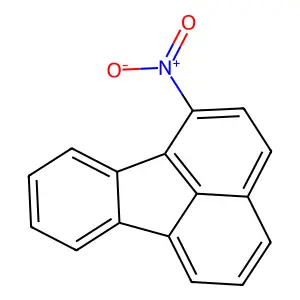 1-Nitrofluoranthene structure
