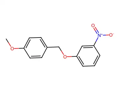 1-[(4-methoxyphenyl)methoxy]-3-nitro-Benzene structure