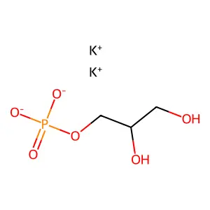 Potassium glycerophosphate structure