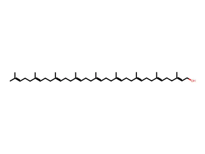 Solanesol structure