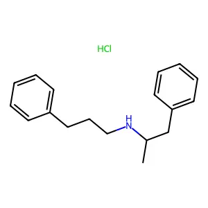 N-(3-phenyl-n-propyl)-1-phenyl-2-aminopropane structure