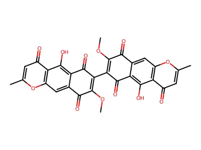Aurofusarin structure