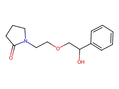 2-Pyrrolidinone, 1-(2-(2-hydroxy-2-phenylethoxy)ethyl)- structure