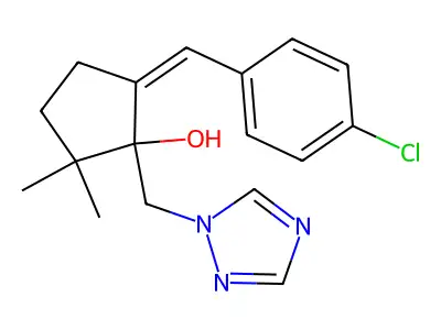 Triticonazole structure