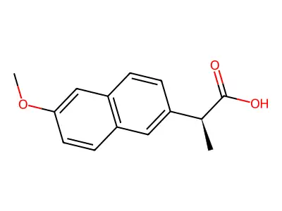 Naproxen structure