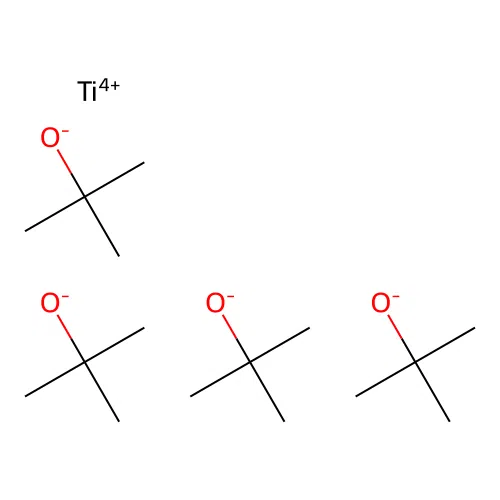Titanum tetra t-butoxide structure