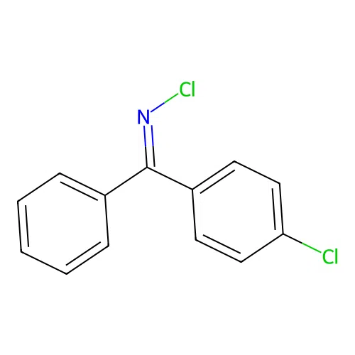 (Z)-N-chloro-1-(4-chlorophenyl)-1-phenylmethanimine structure