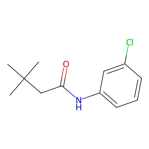 N-(3-chlorophenyl)-3,3-dimethylbutanamide structure