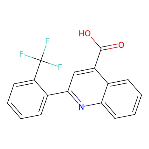 2-[2-(trifluoromethyl)phenyl]quinoline-4-carboxylic Acid structure