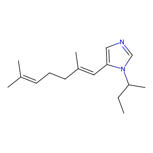 1H-Imidazole, 5-(2,6-dimethyl-1,5-heptadienyl)-1-(1-methylpropyl)-, (E)- structure