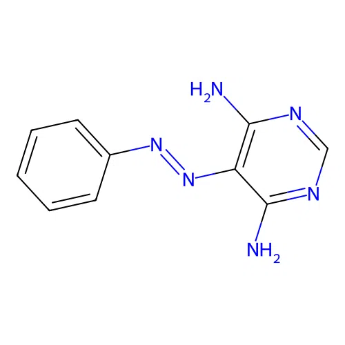 5-(2-Phenyldiazenyl)-4,6-pyrimidinediamine structure