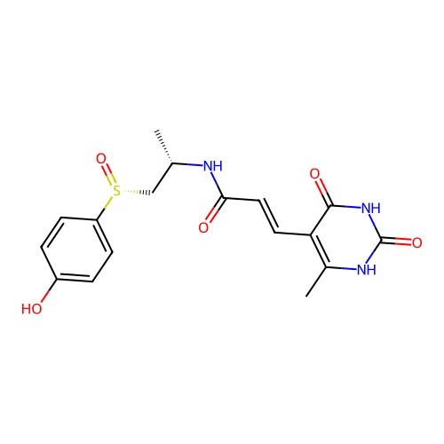 Phenol-alanine sparsomycin structure