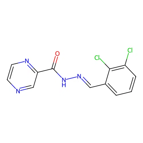 N'-(2,3-Dichlorobenzylidene)-2-pyrazinecarbohydrazide structure