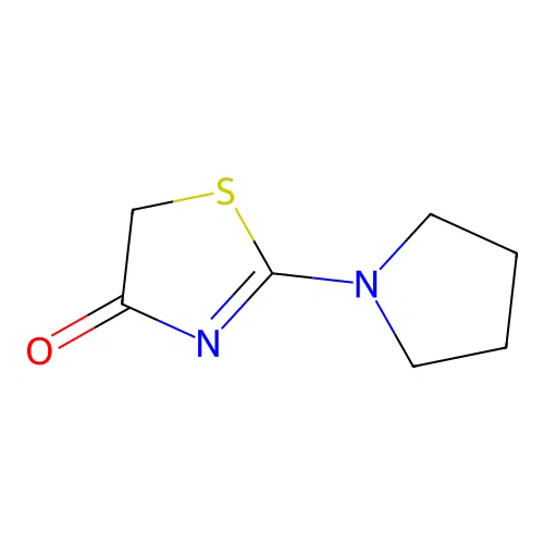 2-Pyrrolidin-1-yl-1,3-thiazol-4-one structure