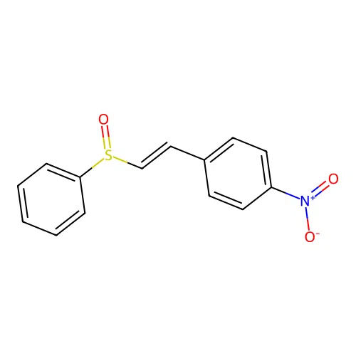 1-Nitro-4-[2-(phenylsulfinyl)vinyl]benzene structure