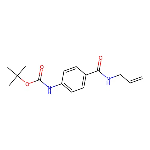 tert-butyl N-{4-[(prop-2-en-1-yl)carbamoyl]phenyl}carbamate structure