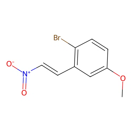 1-Bromo-4-methoxy-2-(2-nitroethenyl)benzene structure