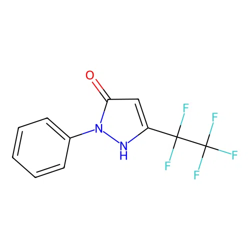 3-(pentafluoroethyl)-1-phenyl-1H-pyrazol-5-ol structure
