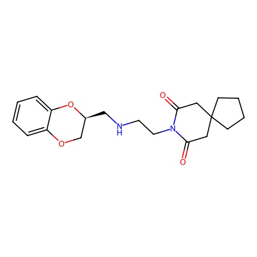 Binospirone, (S)- structure