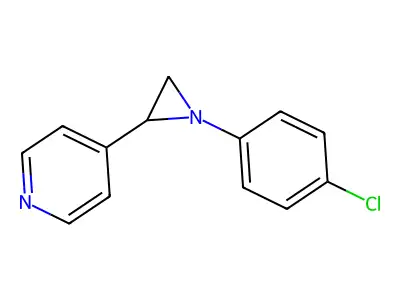 4-[1-(4-Chlorophenyl)aziridin-2-yl]pyridine structure