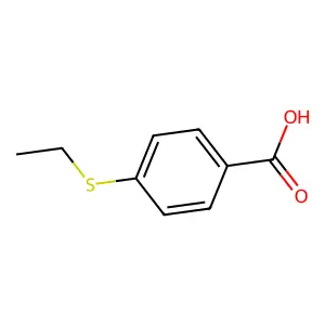 4-(Ethylthio)benzoic acid structure