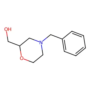 (S)-(4-benzylmorpholin-2-yl)methanol structure